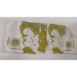 Zachary Map Bandana Lot Of 4 Map Green Design